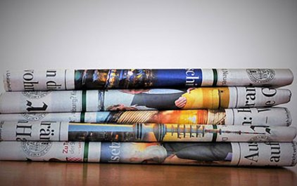 Zeitungsstapel